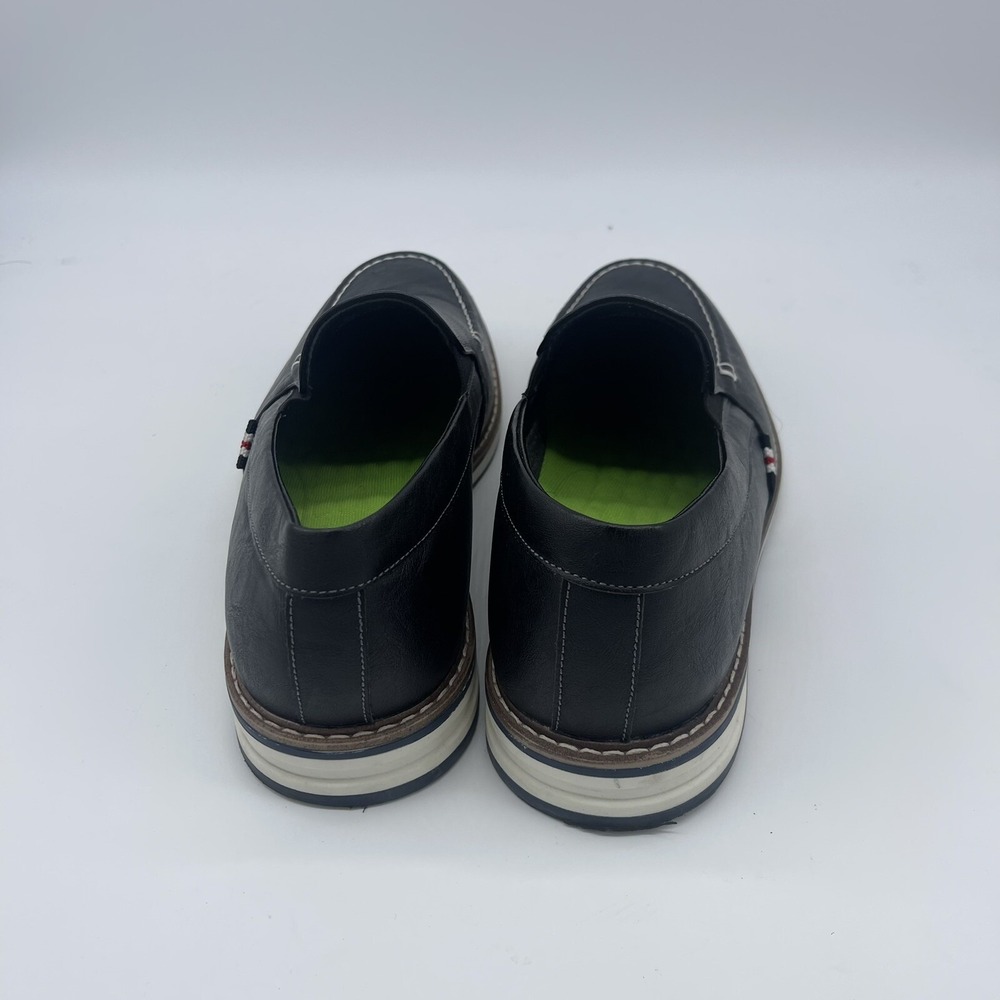Vance Co. Men's Harrison Slip-On Casual Loafers Black Size 10.5 View 5